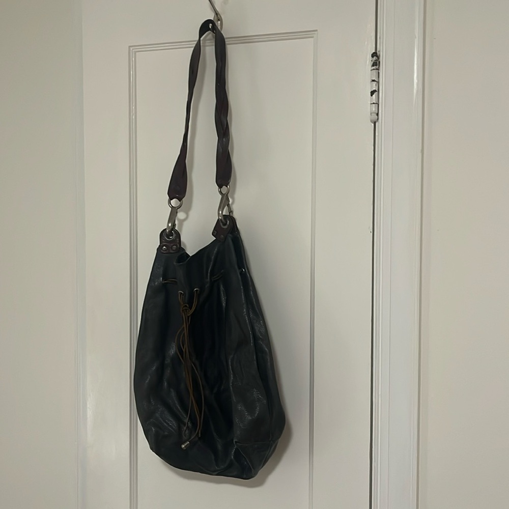 Dean brand leather bag, metal buckles